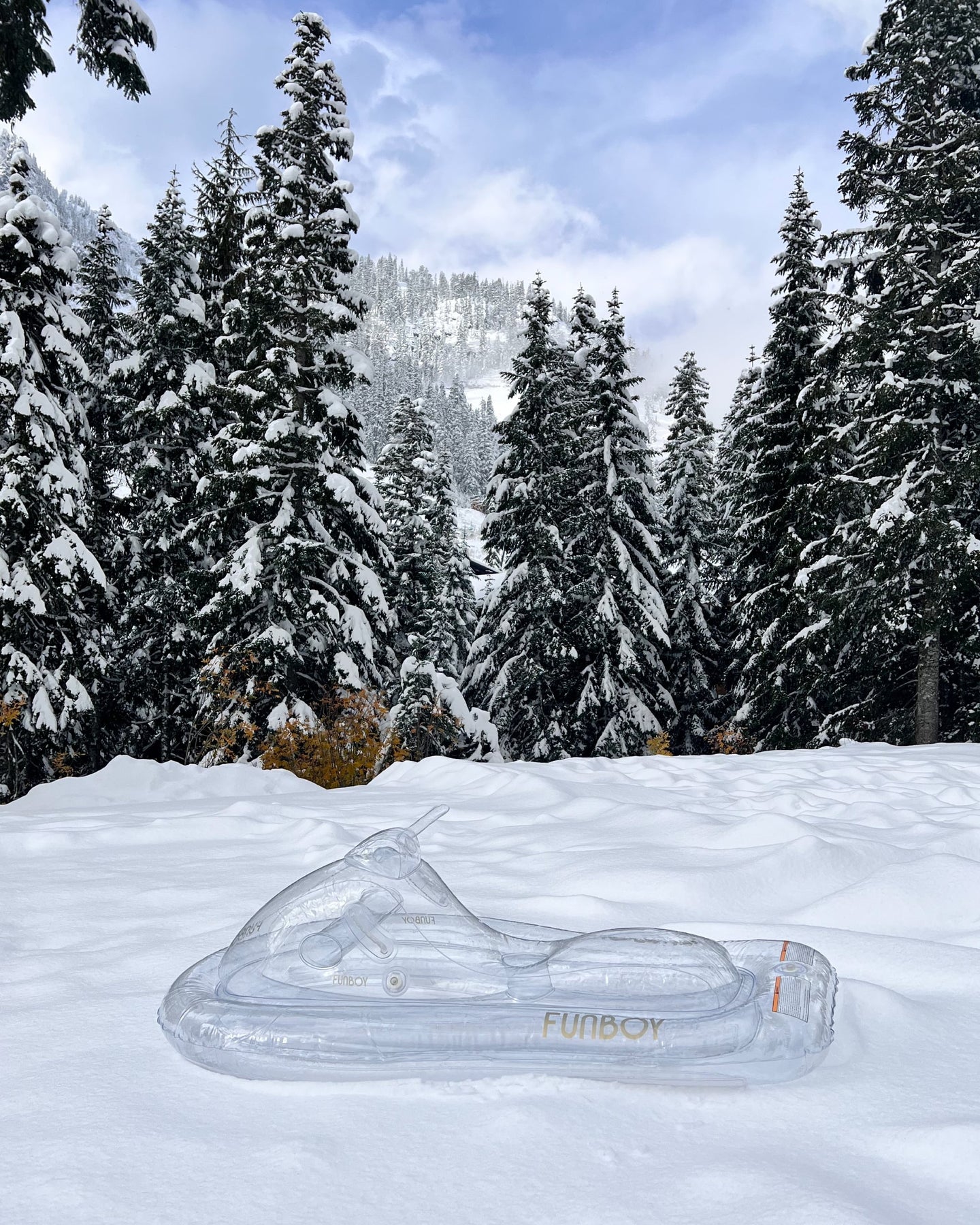 Inflatable Snowmobile Sled