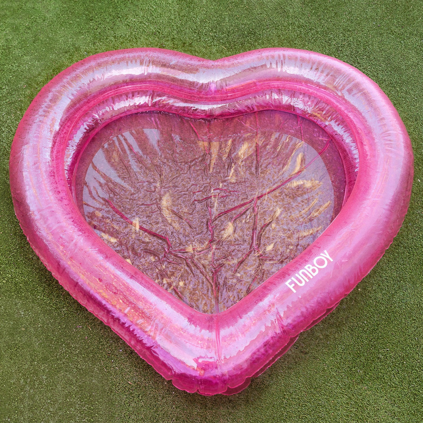 Viral Clear Heart Kiddie Pool