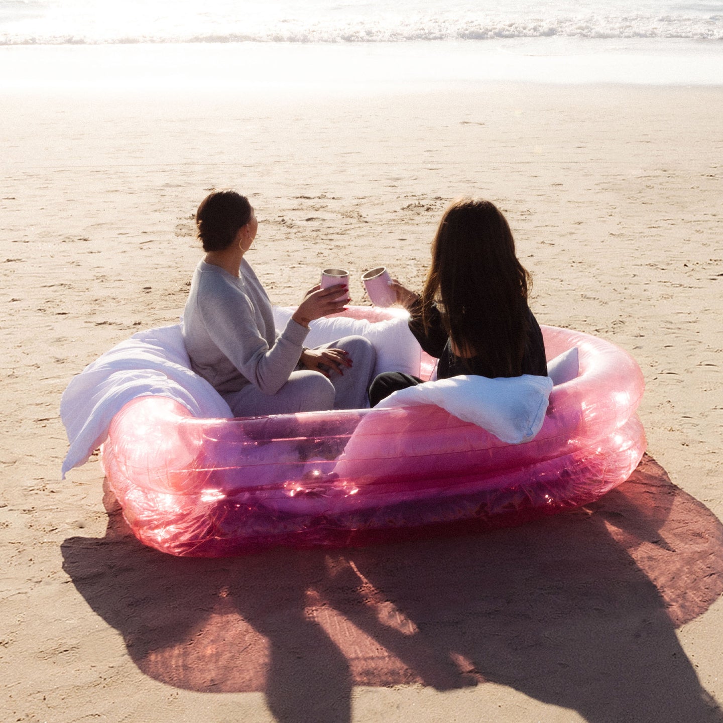 Viral Clear Heart Kiddie Pool - Valentine's Day

