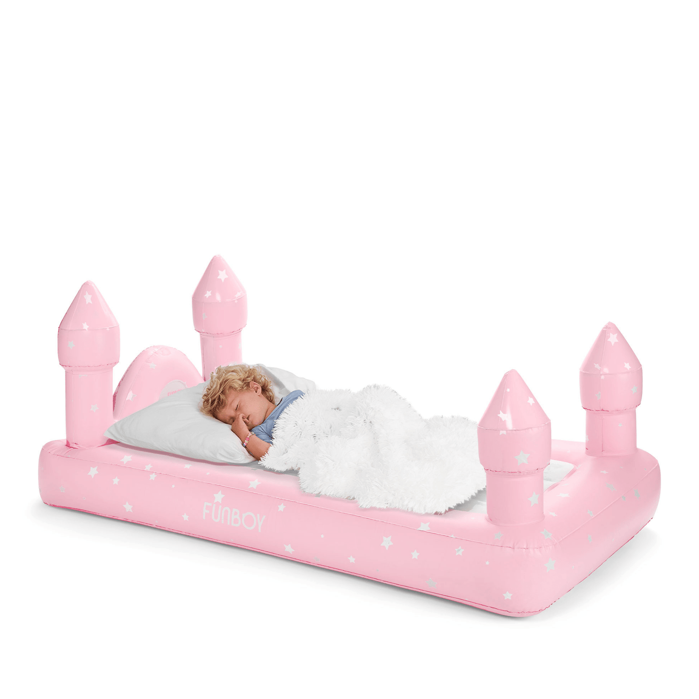 Kids Air Mattress - Pink Castle Sleepover Bed