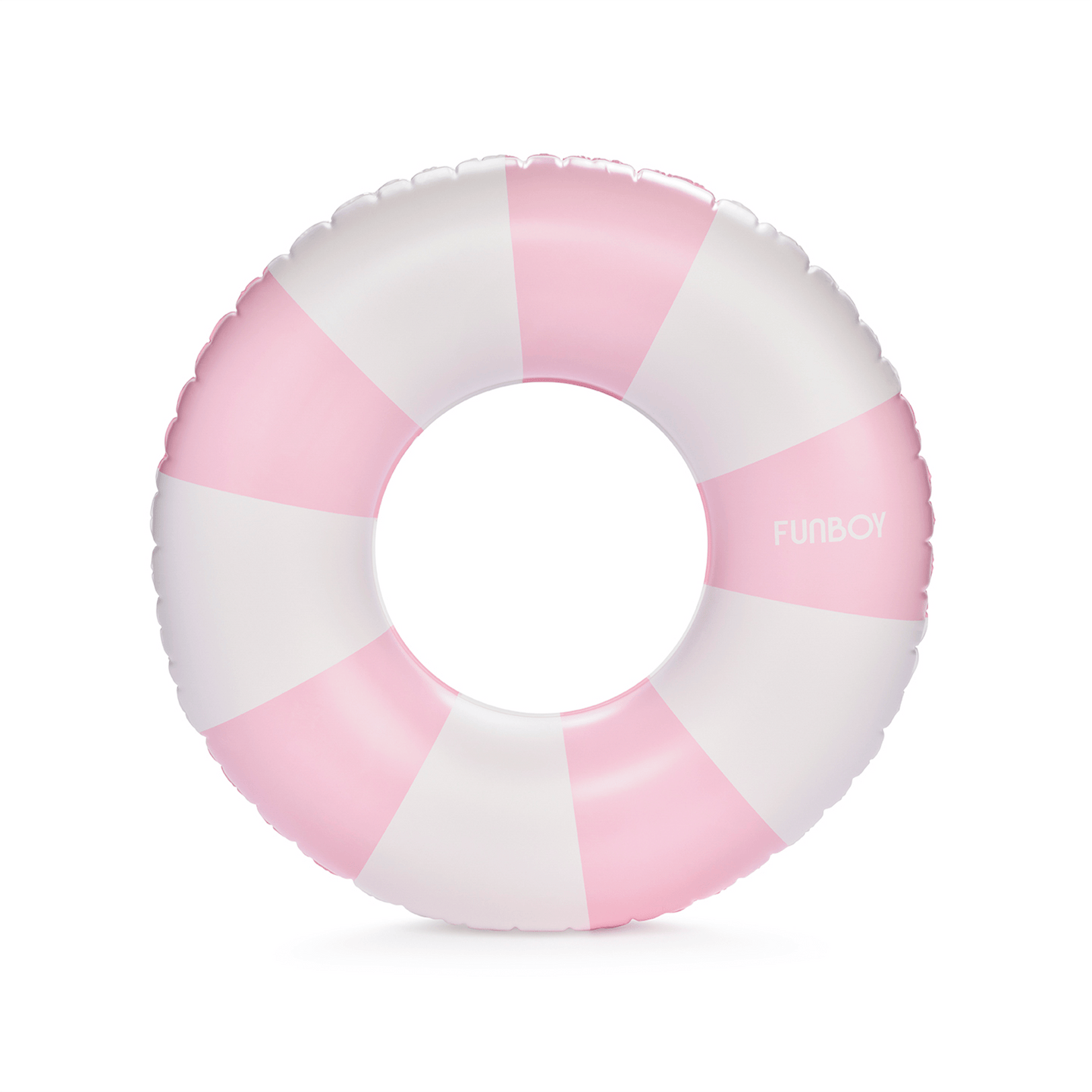 Vintage Pink Stripe Inflatable Kids Pool Float Tube 34" | Pool Floats for Kids |Inner Tube Swimming Pool Toys Swim Rings | Swimming Pool Accessories & Pool Lounger Float for Pool Party & Summer