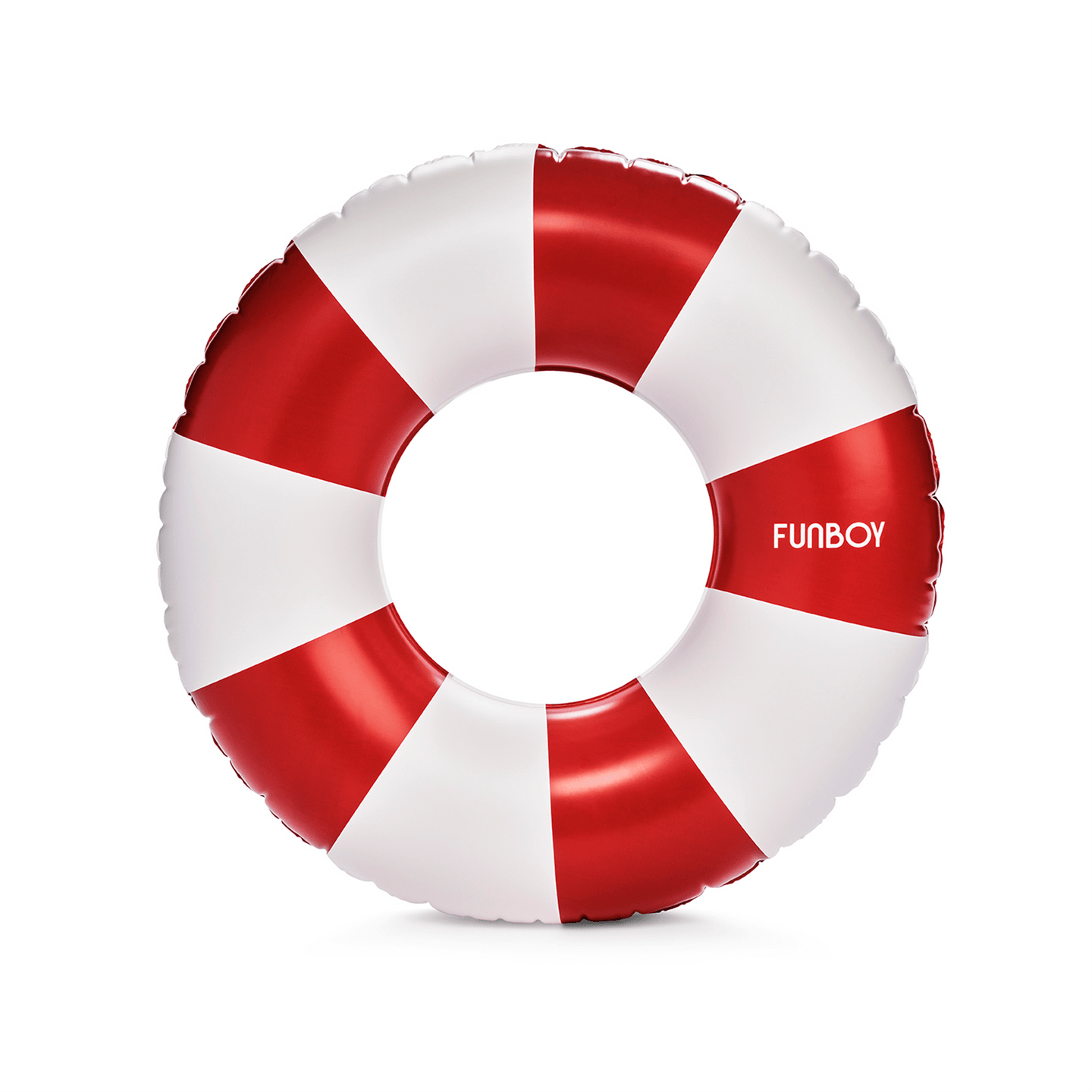 Vintage Red Stripe Inflatable Kids Pool Float Tube 34"